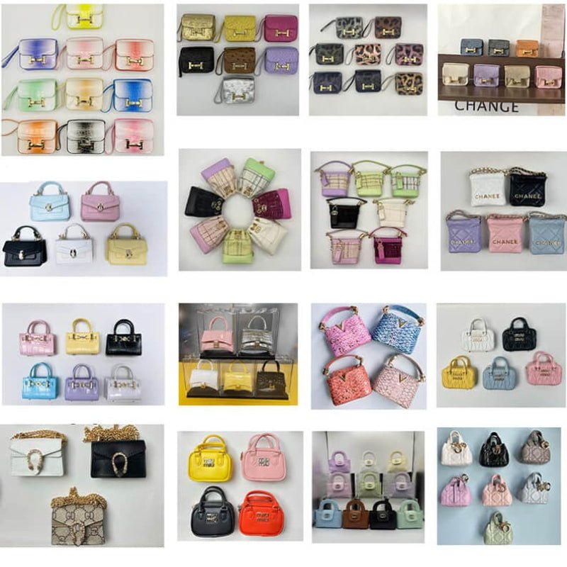 Assorted Mini Purse Bag Charm – Random Style – Babylon Leather - Babylon LeatherBabylon LeatherCLJ07-Shipped at Random