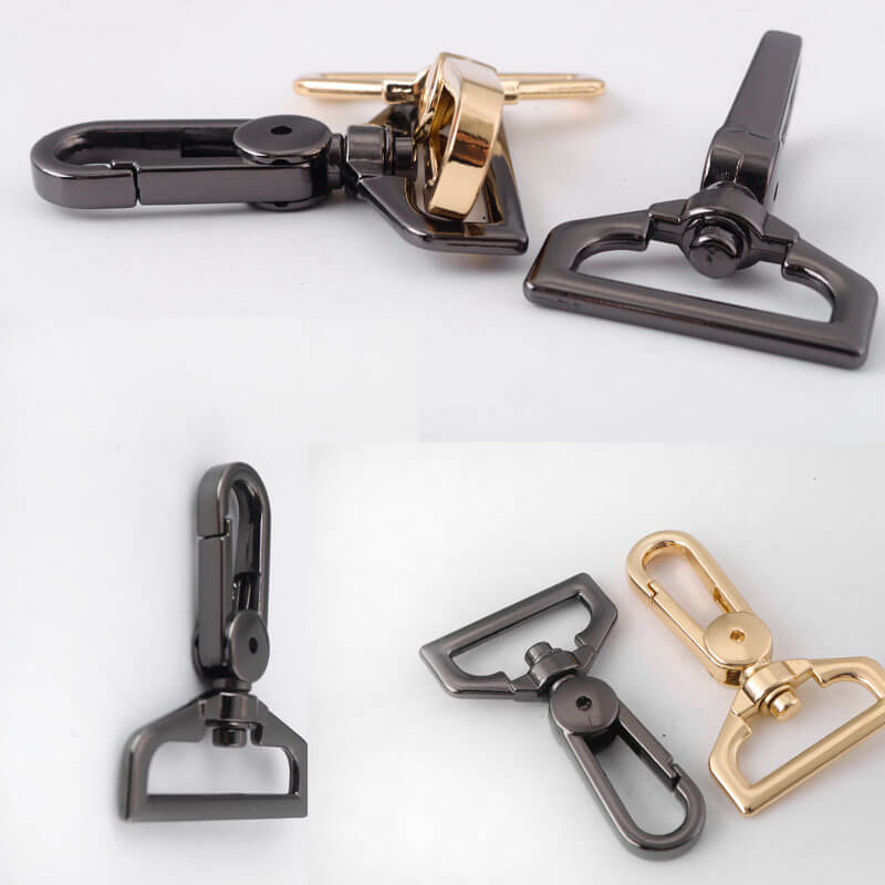 Wide Eye Swivel Snap Hook - Babylon Leather