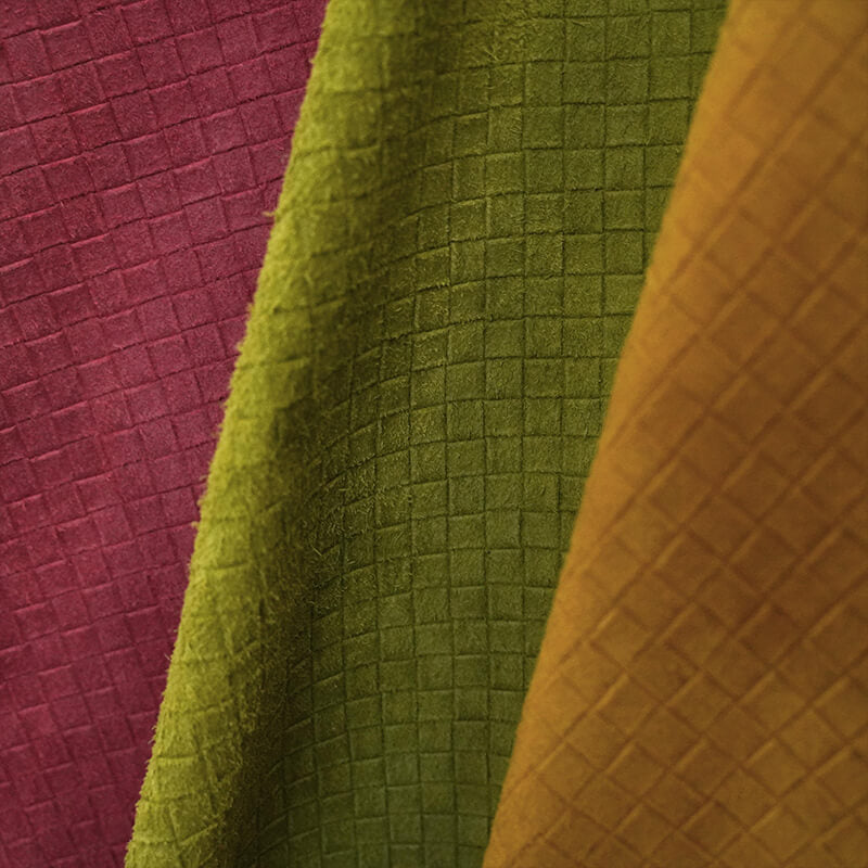 Top Grain Woven Embossed Leather – Babylon Leather