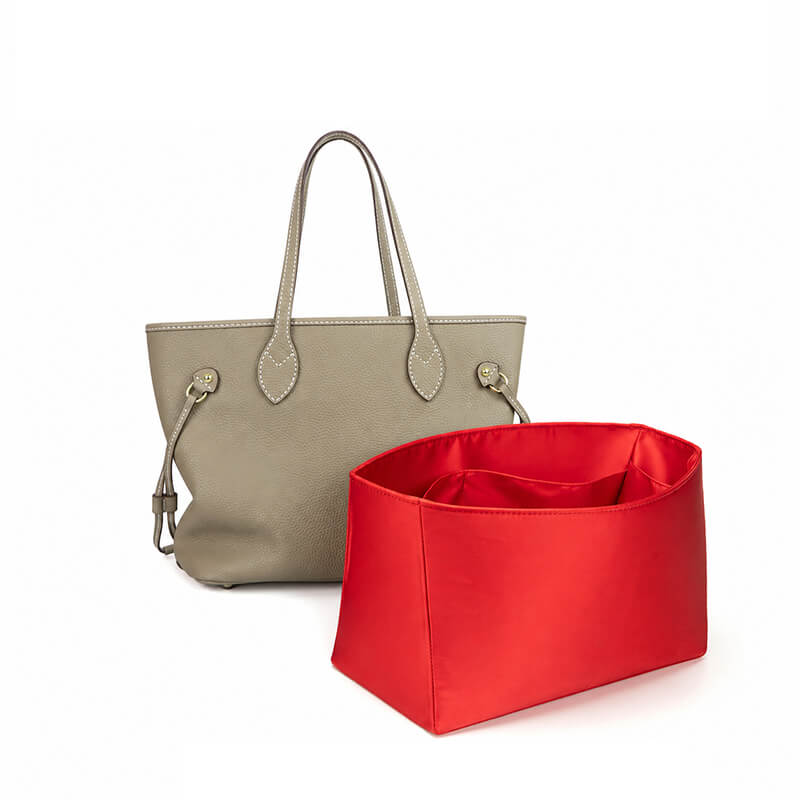 Satin Bag Insert Organizer for Neverfull-Style Tote Bags