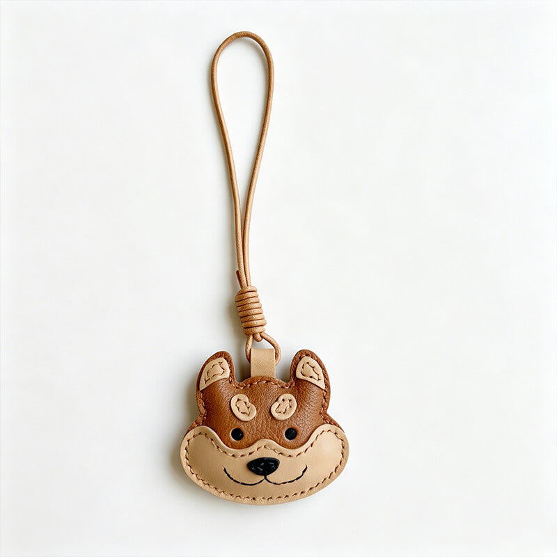 Shiba Inu Leather Keychain DIY Kit – Babylon Leather