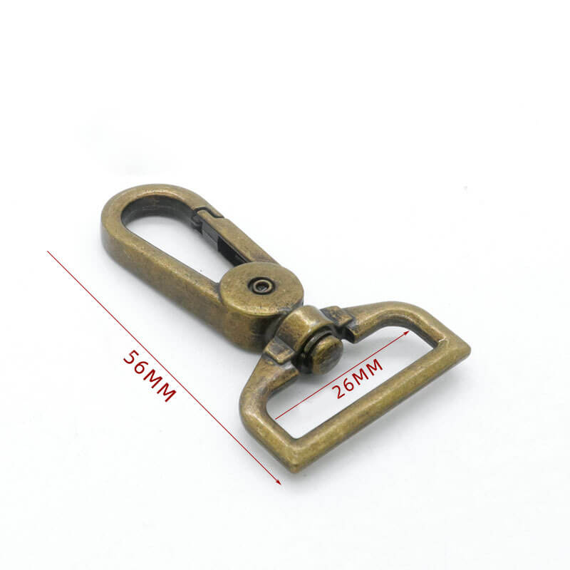 Wide Eye Swivel Snap Hook - Babylon Leather