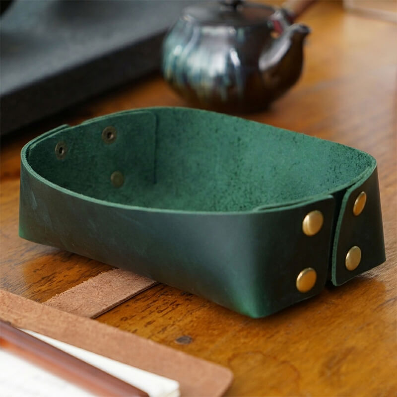 Large Leather Valet Tray – Babylon Leather
