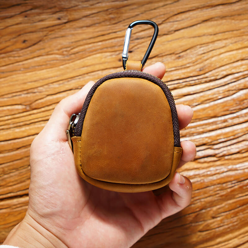 Shell-Shape Zip Coin Purse – Babylon Leather