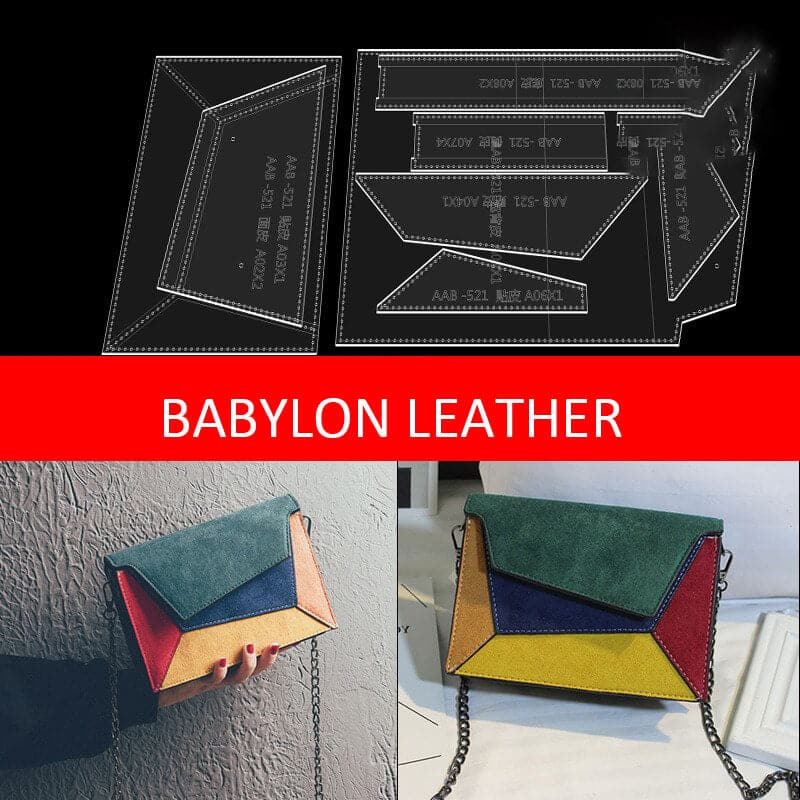 BABYLON™ Accordion Style Crossbody Bag Pattern AAB - 521 - Babylon LeatherBabylon LeatherAAB - 521 - Kraft Board