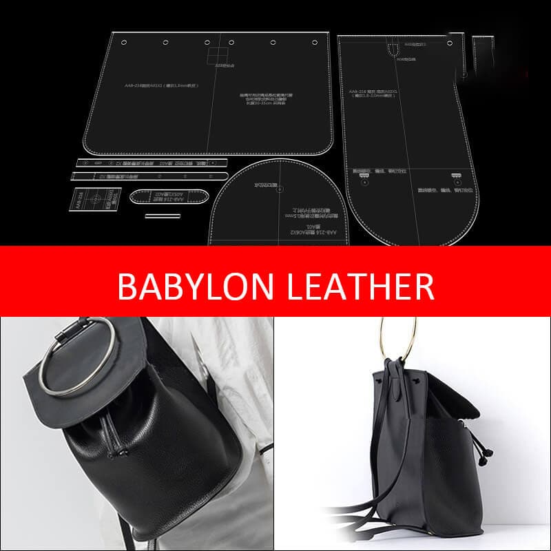 BABYLON™ Backpack Leather Gift Making Pattern AAB - 216 - Babylon LeatherBabylon LeatherAAB - 216 - Kraft Board