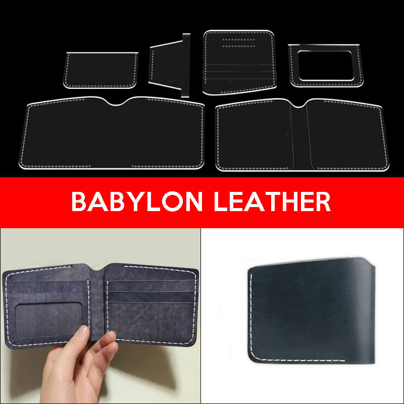 BABYLON™ Bi - Fold Wallet Handmade Gift Pattern AAB - 268 - Babylon LeatherBabylon LeatherAAB - 268 - Kraft Board