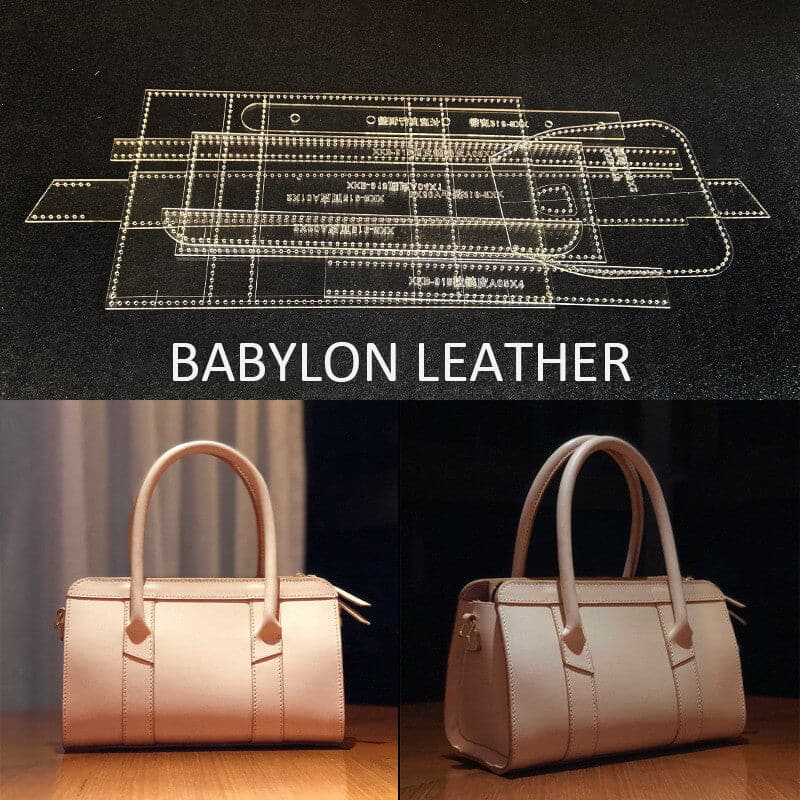 BABYLON™ Boston Bag Leather Crafting Pattern AAB - 845 - Babylon LeatherBabylon LeatherAAB - 845 - Kraft Board