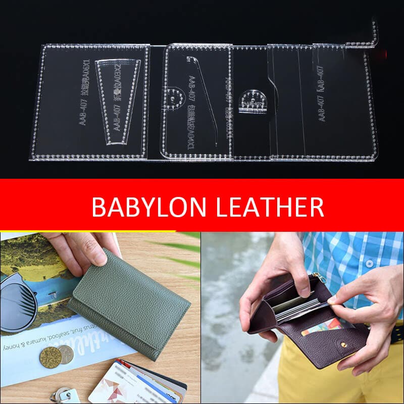 BABYLON™ Card Case Pattern AAB - 407 - Babylon LeatherBabylon LeatherAAB - 407 - Kraft Board