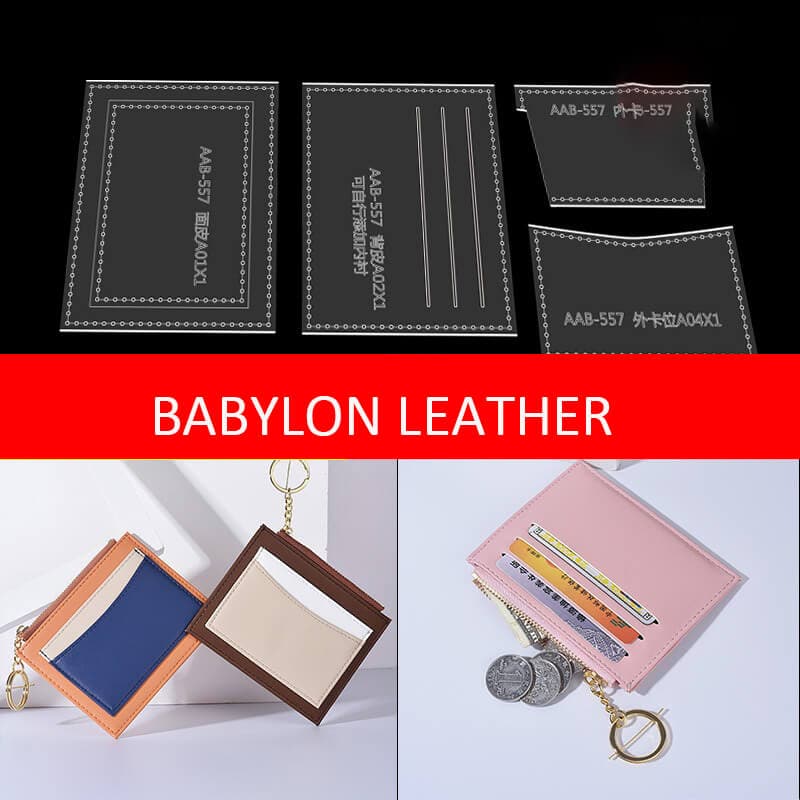 BABYLON™ Card Case Women Diy Leather Pattern AAB - 557 - Babylon LeatherBabylon LeatherAAB - 557 - Kraft Board