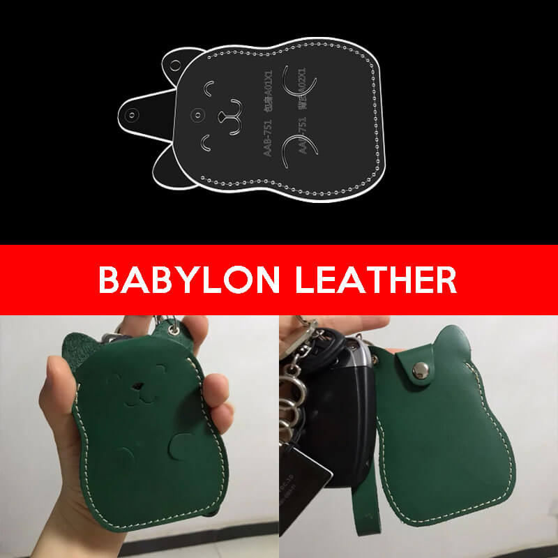 BABYLON™ Cartoon Card Holder ID Holder Leather Pattern AAB - 751 - Babylon LeatherBabylon LeatherAAB - 751 - Kraft Board