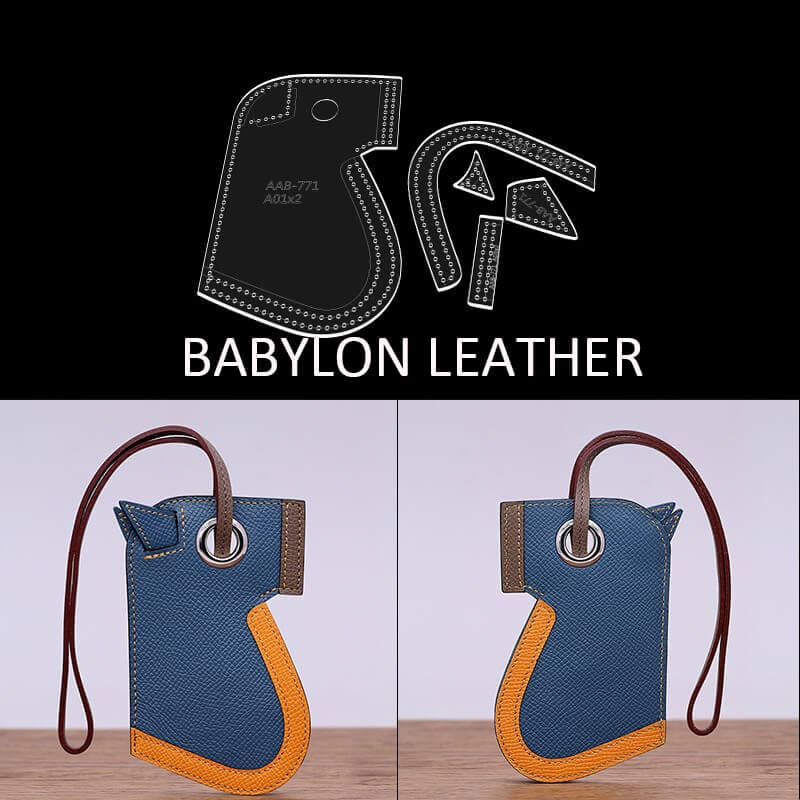 BABYLON™ Cartoon Pony Key Holder Pattern AAB - 771 - Babylon LeatherBabylon LeatherAAB - 771 - Kraft Board