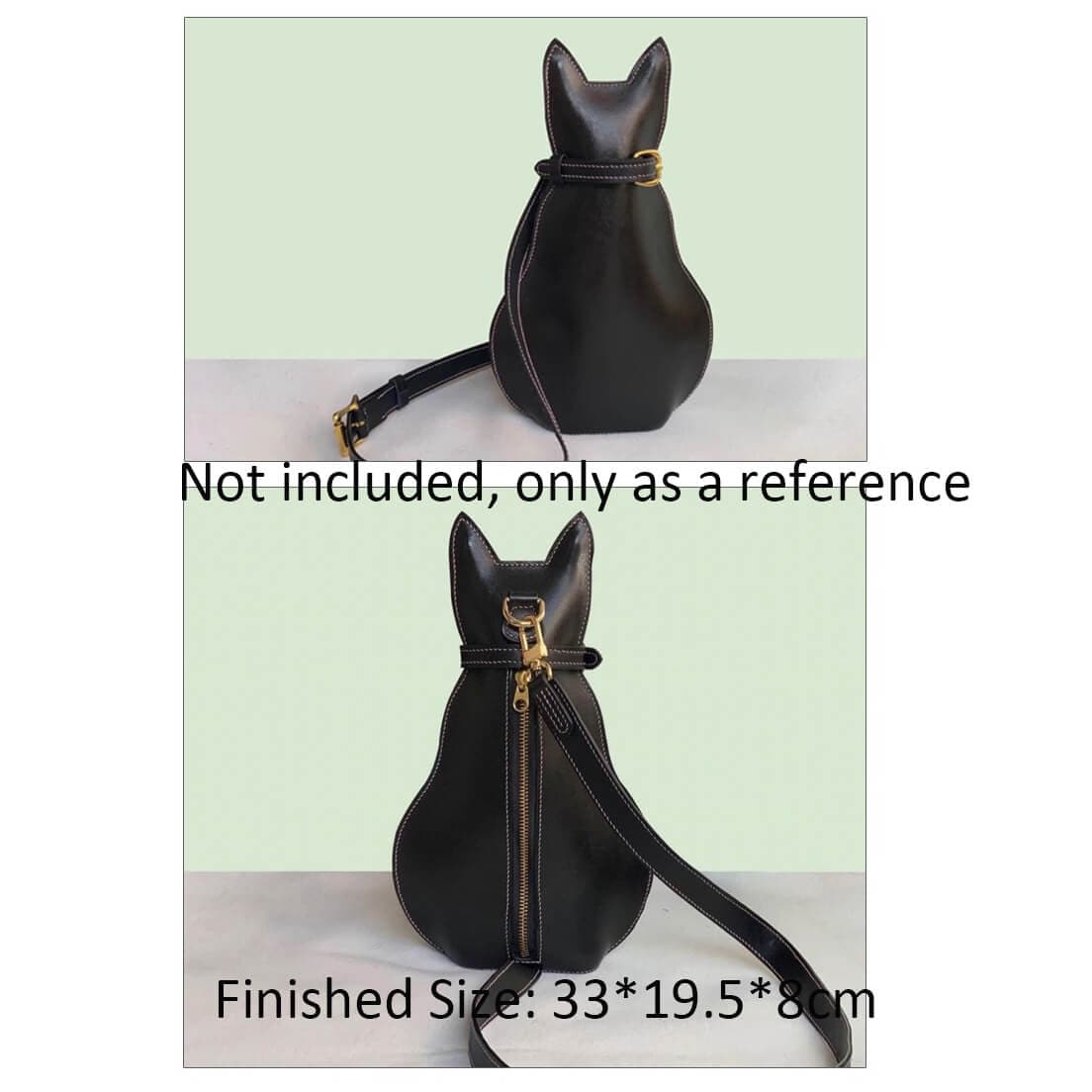 BABYLON™ Cat Crossbody Bag Pattern AAB - 684 - Babylon LeatherBabylon LeatherAAB - 684 - Kraft Board