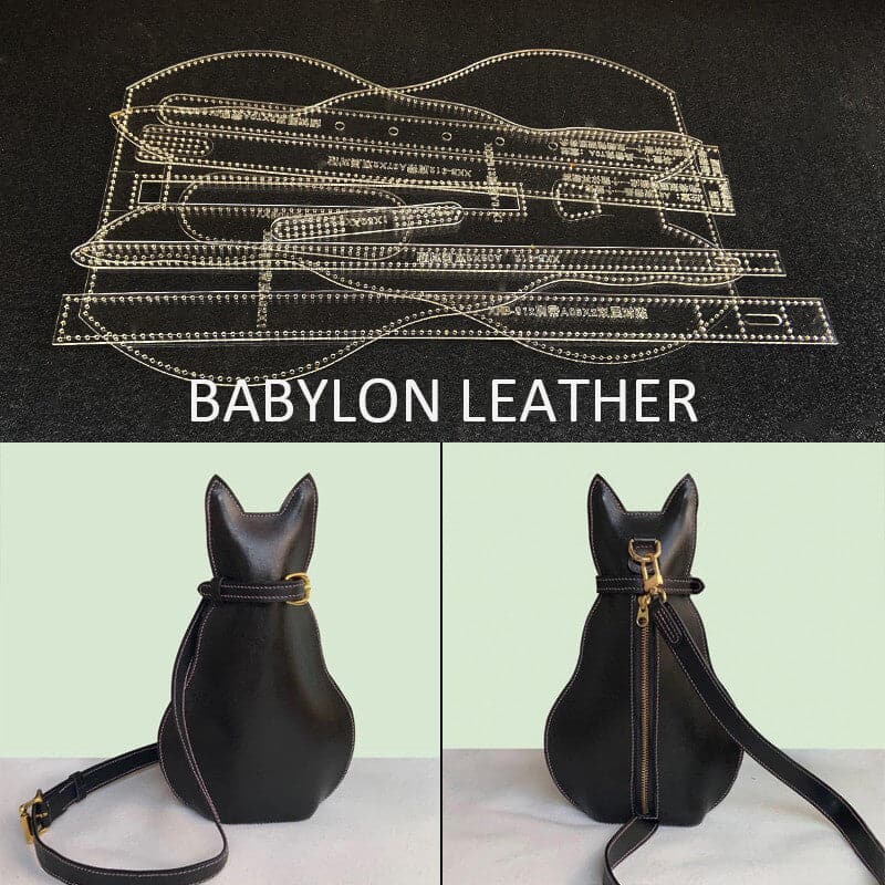 BABYLON™ Cat Crossbody Bag Pattern AAB - 684 - Babylon LeatherBabylon LeatherAAB - 684 - Kraft Board