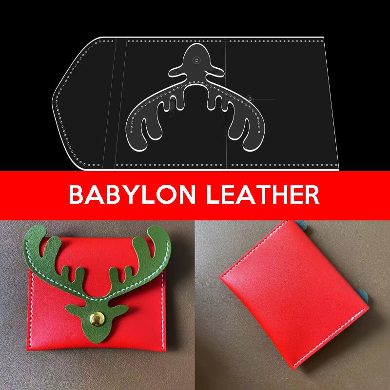 BABYLON™ Christmas Coin Purse Gift Making Pattern AAB - 749 - Babylon LeatherBabylon LeatherAAB - 749 - Kraft Board