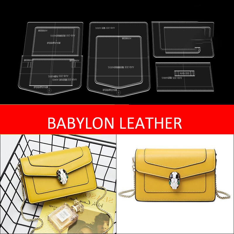 BABYLON™ Classic Crossbody Bag Leather Gift Pattern AAB - 205 - Babylon LeatherBabylon LeatherAAB - 205 - Kraft Board