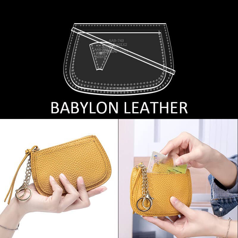 BABYLON™ Coin Purse DIY Leather Craft Pattern AAB - 743 - Babylon LeatherBabylon LeatherAAB - 743 - Kraft Board