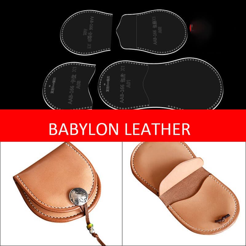 BABYLON™ Coin Purse Pattern AAB - 166 - Babylon LeatherBabylon LeatherAAB - 166 - Kraft Board