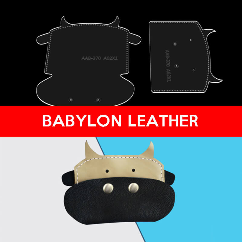 BABYLON™ Cow Coin Purse Leather Craft Pattern AAB - 370 - Babylon LeatherBabylon LeatherAAB-370-Kraft Board