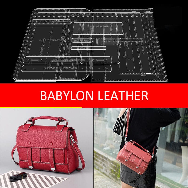 BABYLON™ Crossbody Bag Diy Leather Pattern AAB - 547 - Babylon LeatherBabylon LeatherAAB - 547 - Kraft Board