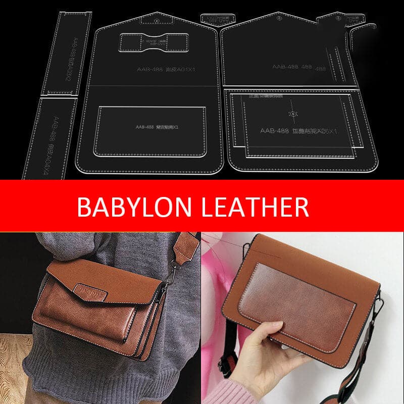 BABYLON™ Crossbody Bag for Women Leather Pattern AAB - 488 - Babylon LeatherBabylon LeatherAAB - 488 - Kraft Board