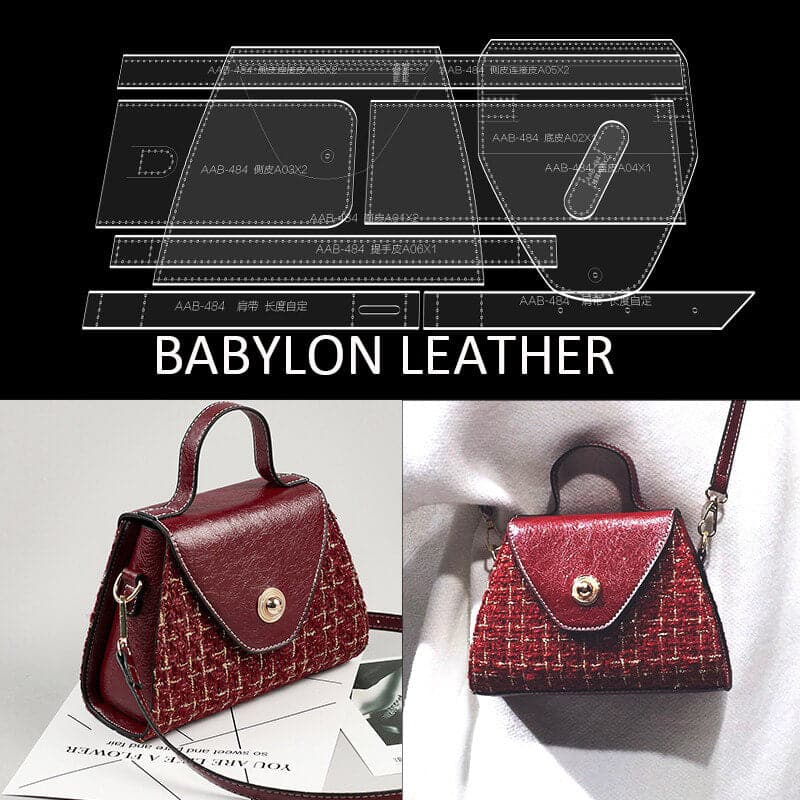BABYLON™ Customizable Handbag Pattern AAB - 484 - Babylon LeatherBabylon LeatherAAB - 484 - Kraft Board