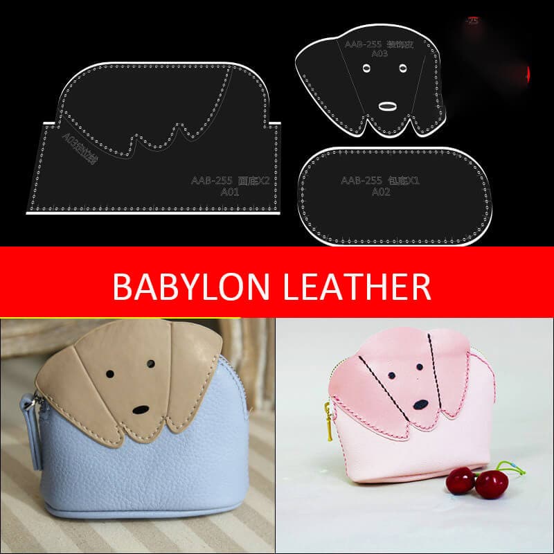 BABYLON™ Cute Coin Purse Handmade Gift Making Pattern AAB - 255 - Babylon LeatherBabylon LeatherAAB - 255 - Kraft Board