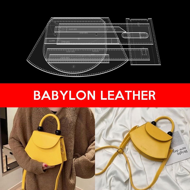 BABYLON™ Cute Crossbody Bag Project Pattern AAB - 861 - Babylon LeatherBabylon LeatherAAB - 861 - Kraft Board