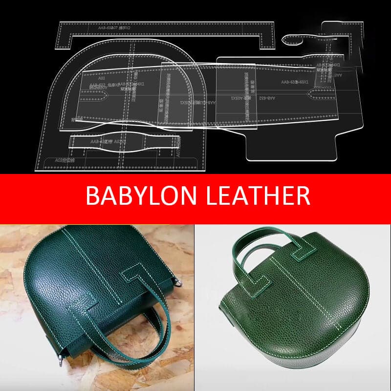BABYLON™ Cute Handbag Crafting Pattern AAB - 632 - Babylon LeatherBabylon LeatherAAB - 632 - Kraft Board