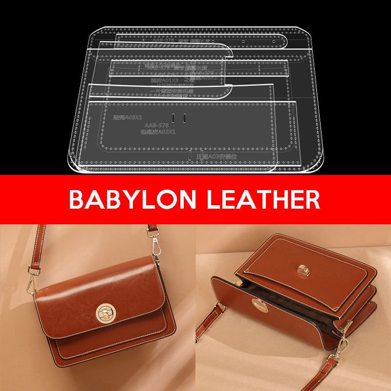 BABYLON™ DIY Accordion Crossbody Bag Pattern AAB - 578 - Babylon LeatherBabylon LeatherAAB - 578 - Kraft Board