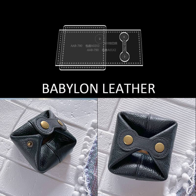 BABYLON™ DIY Leather Coin Purse Pattern AAB - 790 - Babylon LeatherBabylon LeatherAAB - 790 - Kraft Board