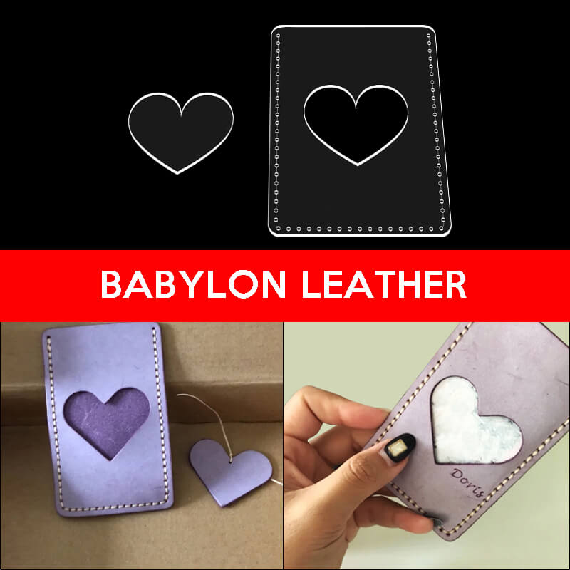 BABYLON™ DIY Leather ID Holder Pattern AAB - 387 - Babylon LeatherBabylon LeatherAAB-387-Kraft Board