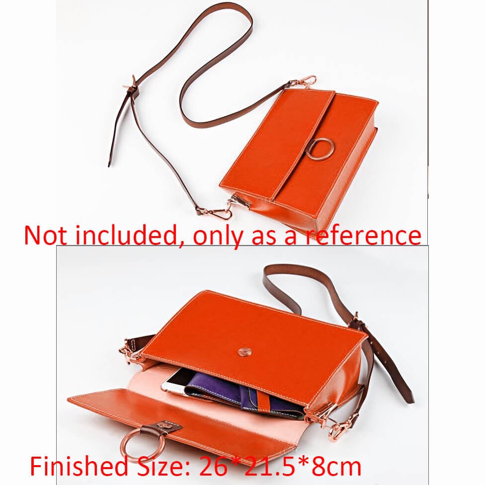 BABYLON™ Elegant Ladies Crossbody Bag DIY Leather Pattern AAB - 788 - Babylon LeatherBabylon LeatherAAB - 788 - Kraft Board