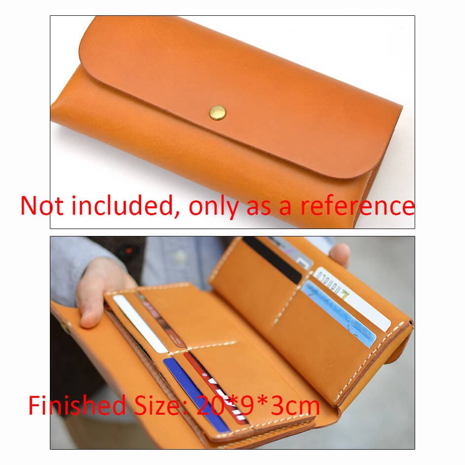 BABYLON™ Elegant Long Wallet Leather Craft Pattern AAB - 19 - Babylon LeatherBabylon LeatherAAB - 19 - Kraft Board