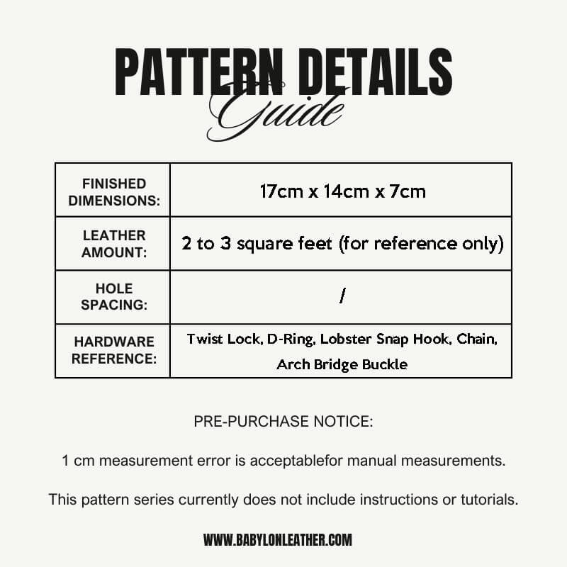 BABYLON™ Elegant Women's Saddle Bag DIY Craft Pattern AAB - 59 - Babylon LeatherBabylon LeatherAAB - 59 - Kraft Board