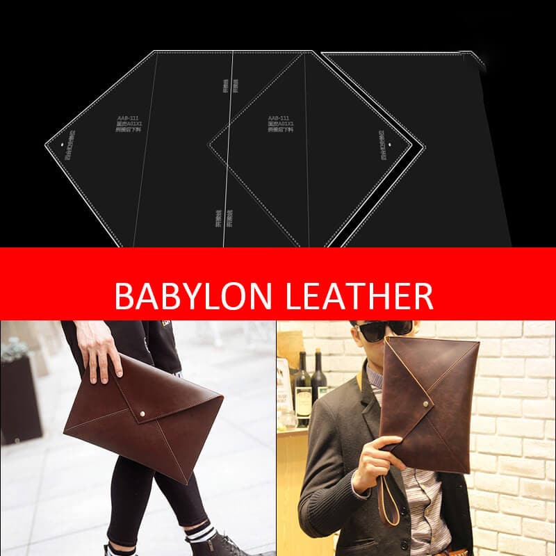 BABYLON™ Envelope Briefcase Leather Pattern AAB - 111 - Babylon LeatherBabylon LeatherAAB - 111 - Kraft Board