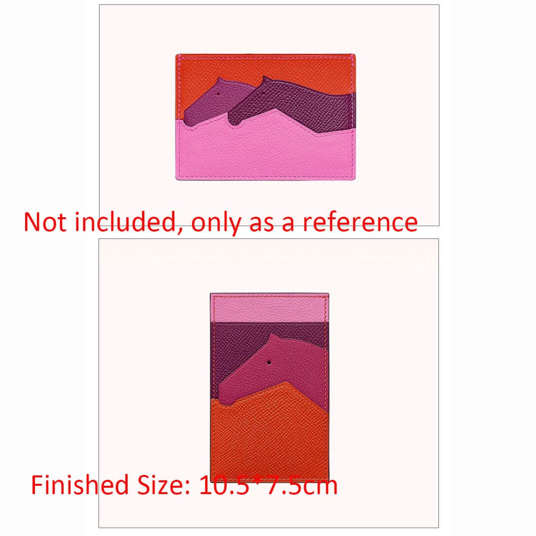 BABYLON™ Fashion Pony Card Holder Leather Pattern AAB - 757 - Babylon LeatherBabylon LeatherAAB - 757 - Kraft Board - Horizontal Version