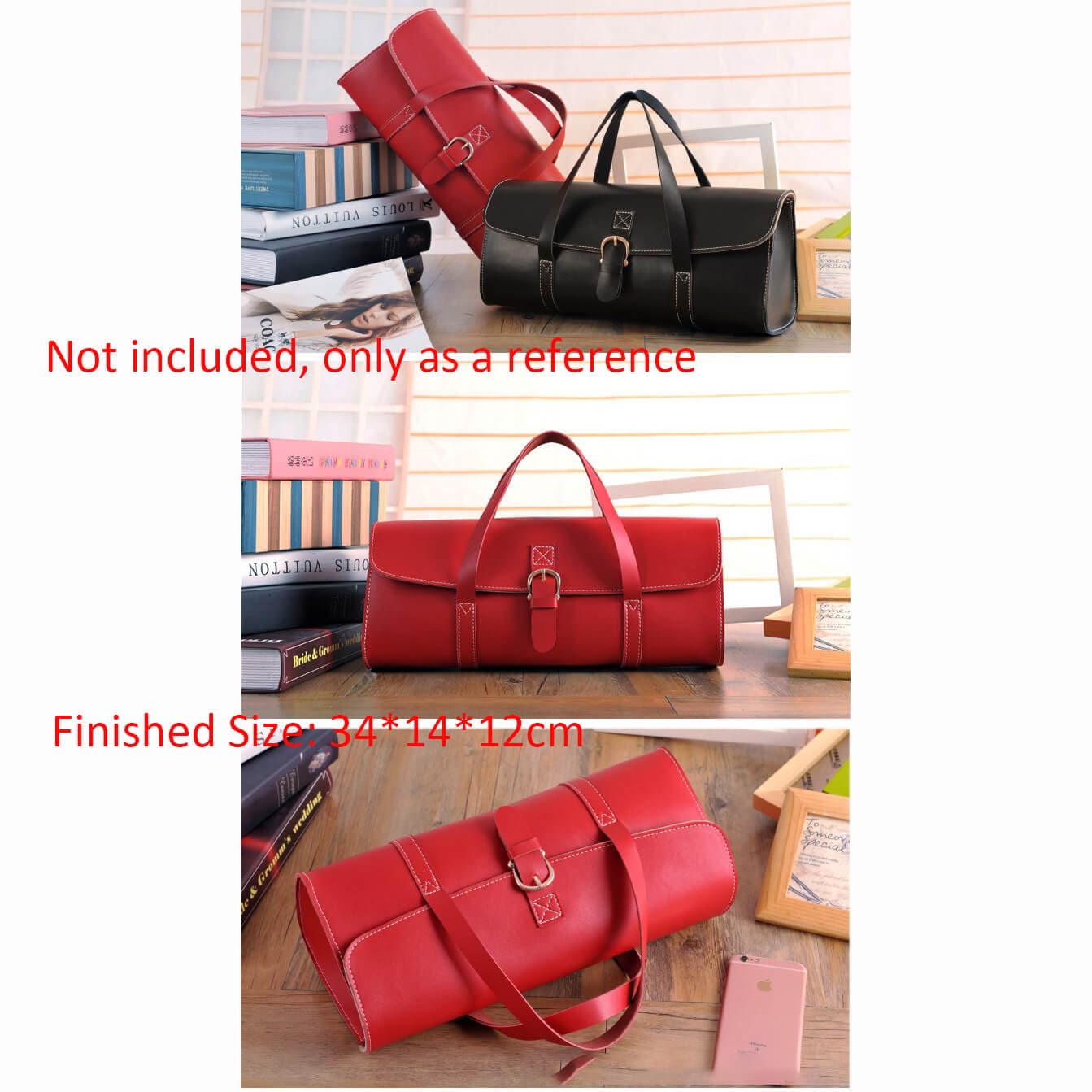 BABYLON™ Fashionable Barrel Handbag Pattern AAB - 486 - Babylon LeatherBabylon LeatherAAB - 486 - Kraft Board