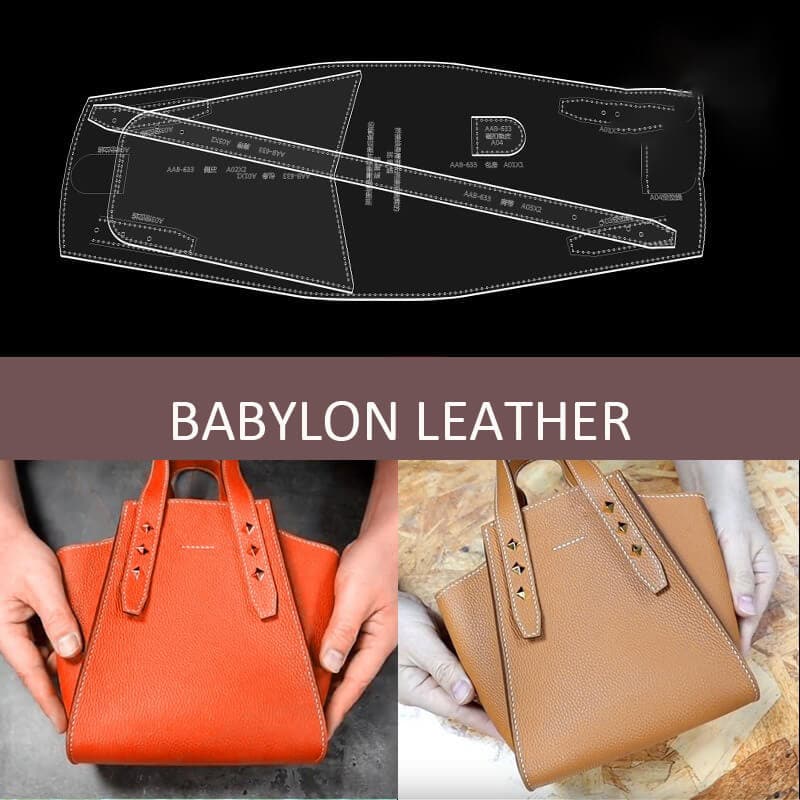 BABYLON™ Fashionable Handbag Pattern AAB - 633 - Babylon LeatherBabylon LeatherAAB - 633 - Kraft Board