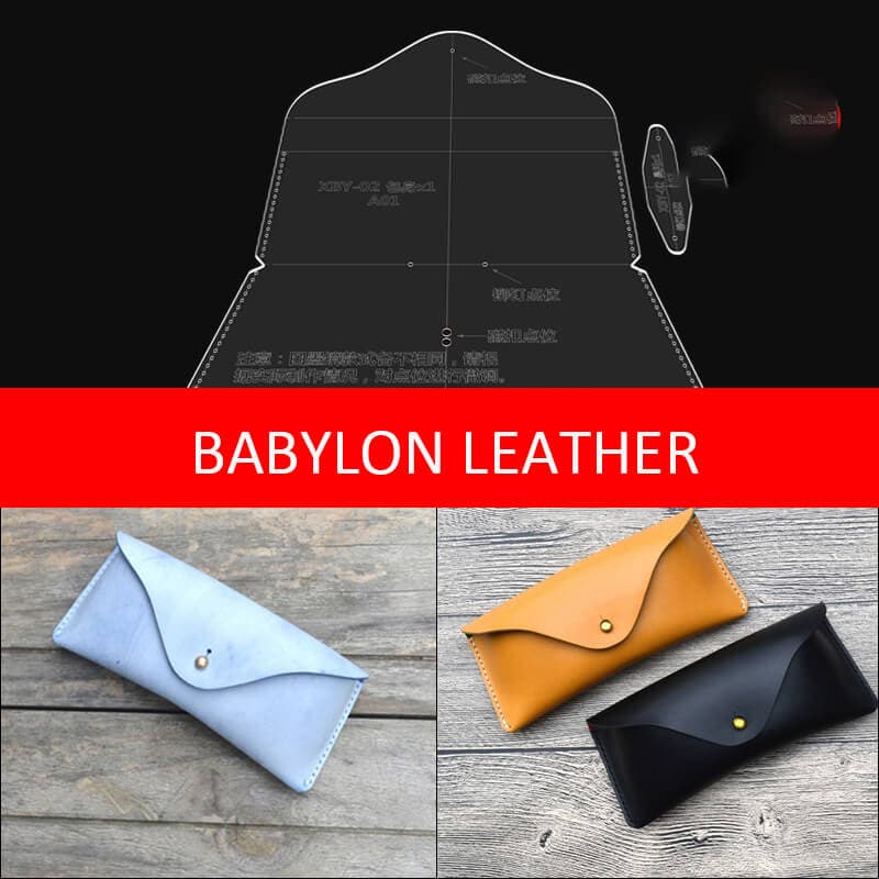 BABYLON™ Glasses Case Leather Crafting Handmade Pattern XBY - 02 - Babylon LeatherBabylon LeatherXBY - 02 - Kraft Board