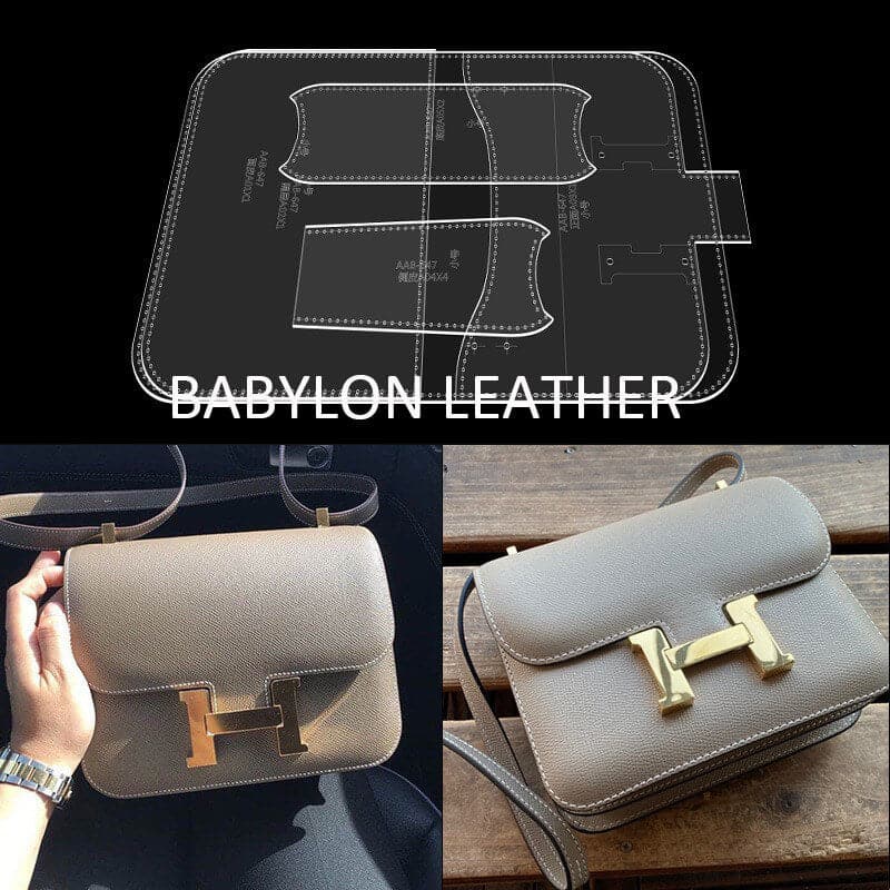 BABYLON™ H Buckle Crossbody Bag Pattern AAB - 648 - Babylon LeatherBabylon LeatherAAB - 648 - Kraft Board - Medium - 24x18.5x9cm