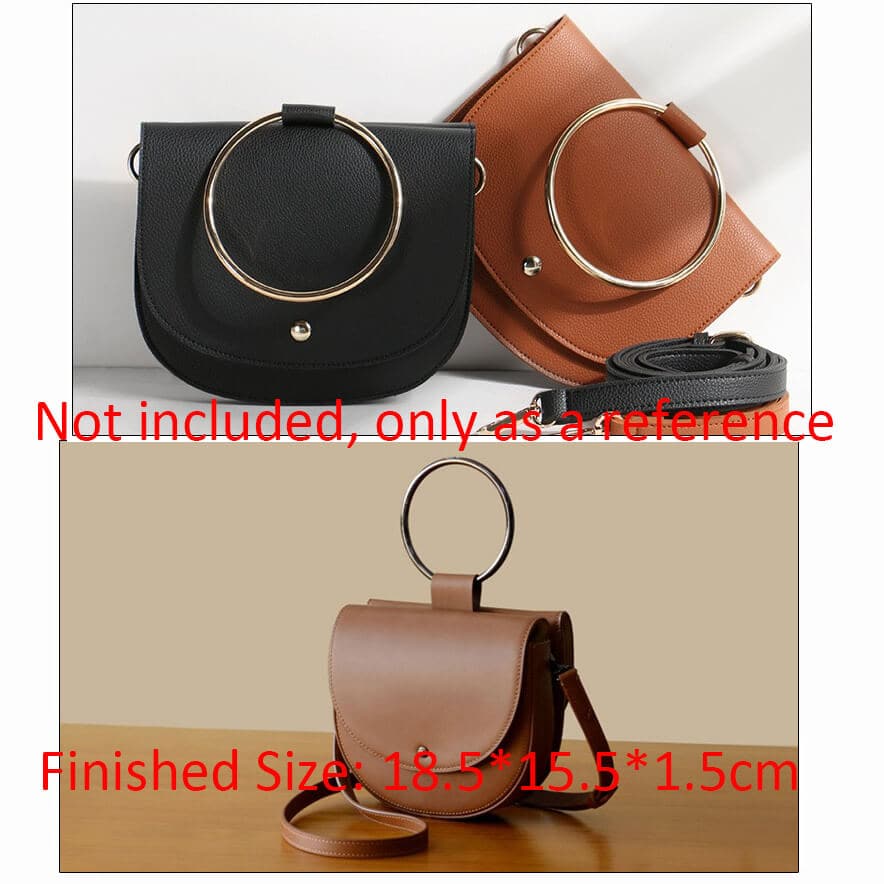 BABYLON™ Half - Moon Crossbody Bag Leather Craft Pattern AAB - 197 - Babylon LeatherBabylon LeatherAAB - 197 - Kraft Board