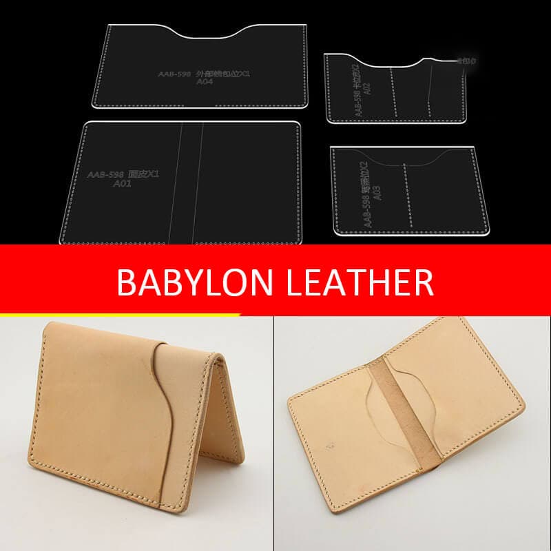 BABYLON™ ID Card Holder Wallet Pattern AAB - 598 - Babylon LeatherBabylon LeatherAAB - 598 - Kraft Board