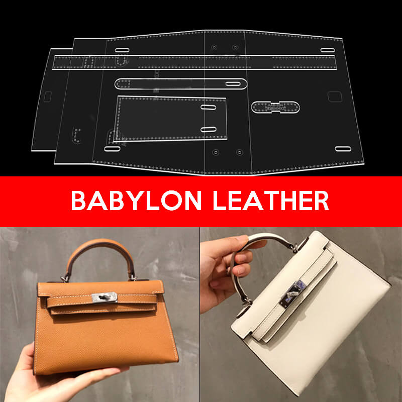 BABYLON™ Kelly Bag Making Pattern AAB - 394 - Babylon LeatherBabylon LeatherAAB-394-Kraft Board