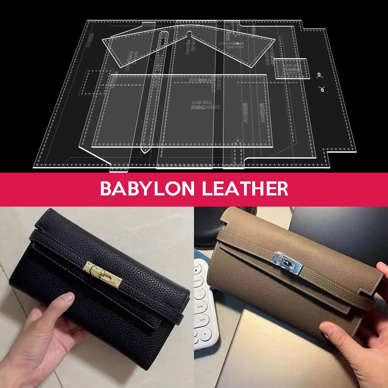 BABYLON™ Kelly Clutch Making Pattern AAB - 852 - Babylon LeatherBabylon LeatherAAB - 852 - Kraft Board