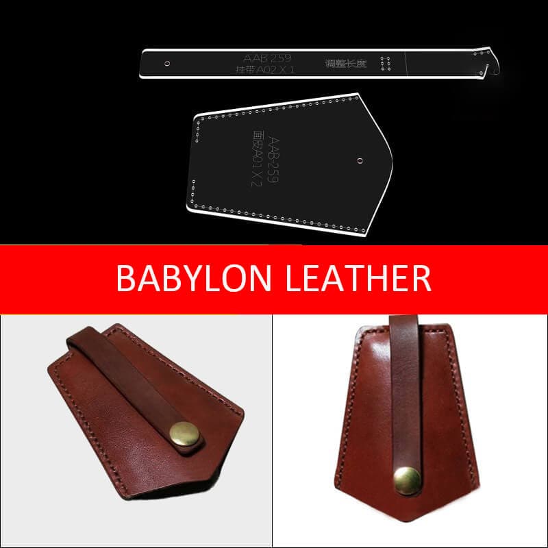 BABYLON™ Keyholder Leather Craft Pattern AAB - 259 - Babylon LeatherBabylon LeatherAAB - 259 - Kraft Board