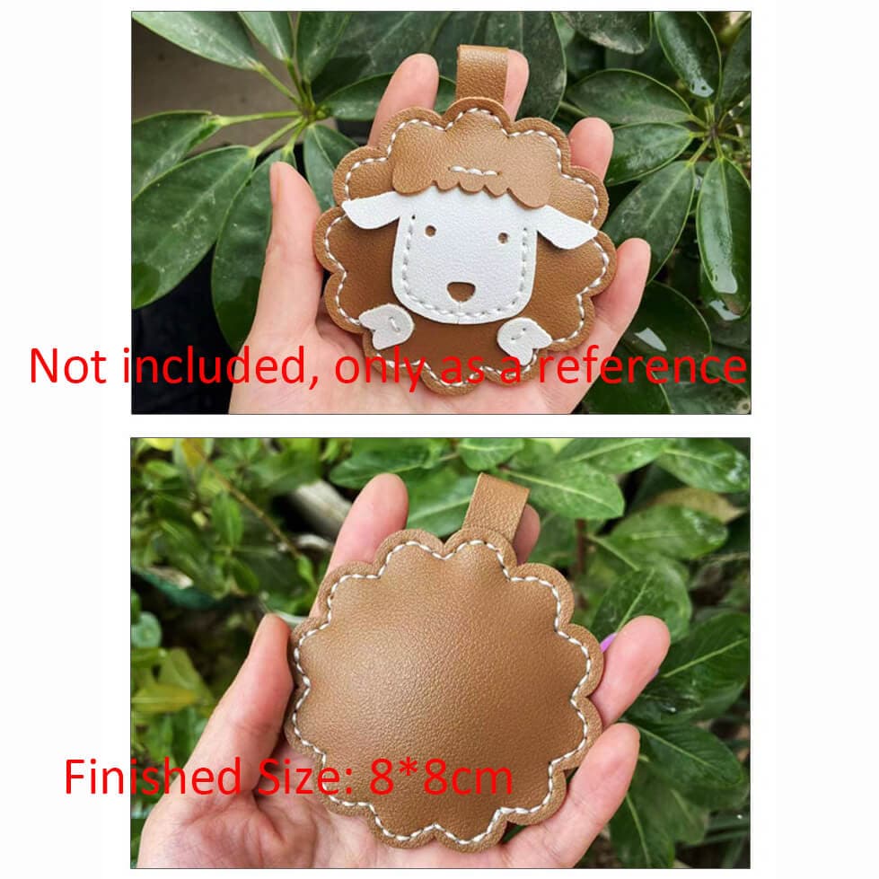 BABYLON™ Lamb Cartoon Keychain Charm Pattern AAB - 741 - Babylon LeatherBabylon LeatherAAB - 741 - Kraft Board
