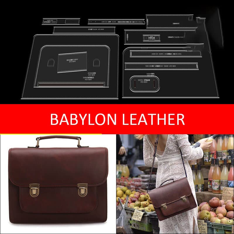 BABYLON™ Laptop Business Bag Making Pattern AAB - 114 - Babylon LeatherBabylon LeatherAAB - 114 - Kraft Board