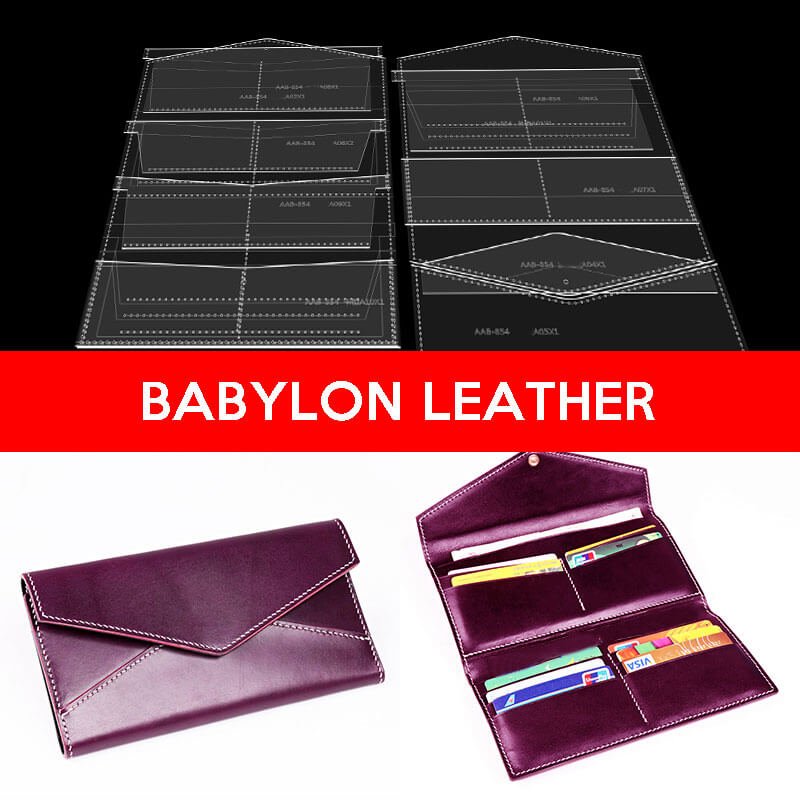 BABYLON™ Large Capacity Envelope Wallet DIY Pattern AAB - 854 - Babylon LeatherBabylon LeatherAAB - 854 - Kraft Board