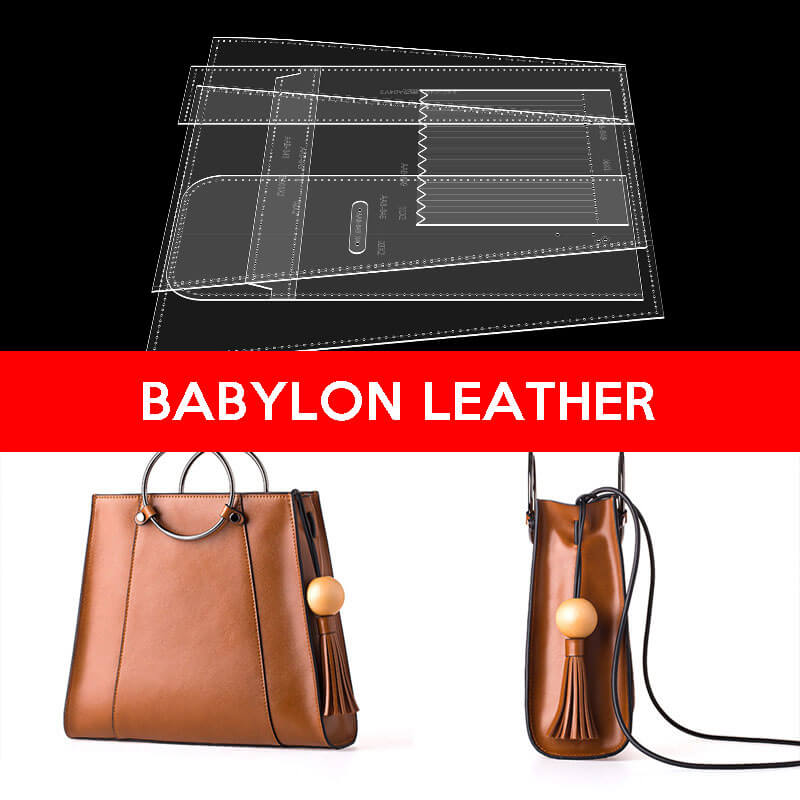 BABYLON™ Large Capacity Shoulder Tote Bag AAB - 849 - Babylon LeatherBabylon LeatherAAB - 849 - Kraft Board